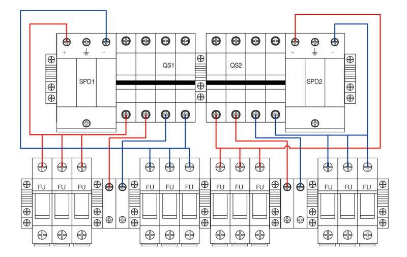 SHLX-PV6/2 DC combiner box